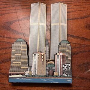Twin Towers Decorative Magnet